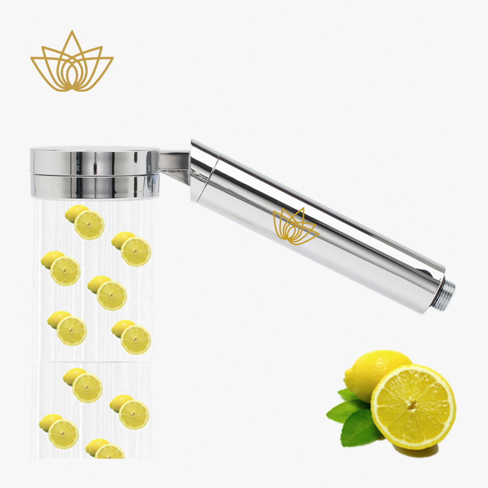 Wat doet Vitamine C in de douche? – Chloorvrij, zachter water Aroma douchekop met citroenen – Vitamine C filtert chloor uit douchewater